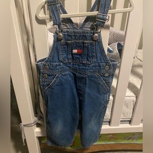 Vintage Tommy Hilfiger baby jean overalls